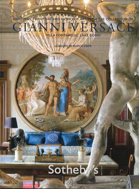 the collection of gianni versace sotheby's auction|PAINTINGS, FURNITURE AND WORKS OF ART FROM THE .